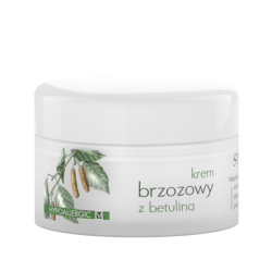 krem brzozowy Sylveco z betuliną, olejem jojoba i olejem z pestek winogron dla skóry atopowej