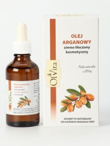 Olej Olvita kosmetyczny arganowy zimno tłoczony na skórę i włosy, 50ml
