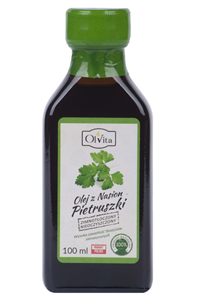 Olej z nasion pietruszki tłoczony na zimno nierafinowany 100ml