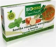 Kostka rosołowa warzywna z bazylią 66g