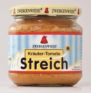 Bezglutenowa pasta słonecznikowa z ziołami i pomidorami BIO 180g