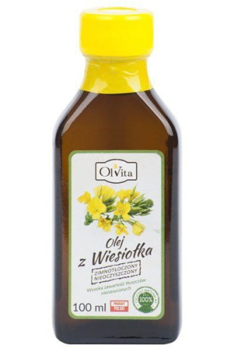 Olej z wiesiołka tłoczony na zimno nierafinowany 100ml