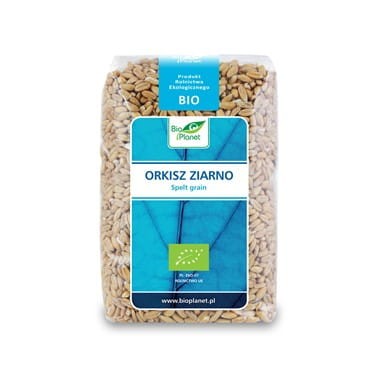 Ziarno orkiszu ekologiczne BIO, woreczek 400g