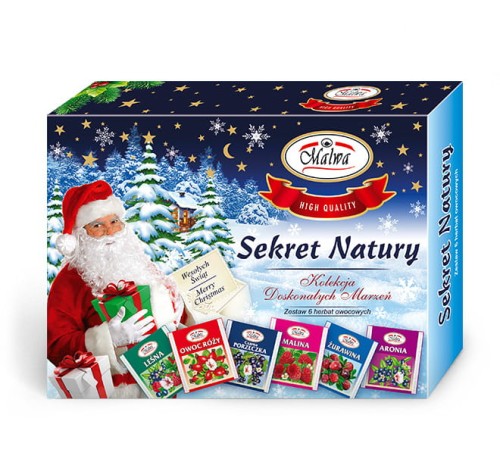 Herbatki owocowe w zestawie 6 smaków, Sekret Natury