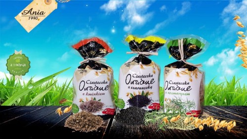 Ciasteczka owsiane z czarnuszką bez cukru 150g