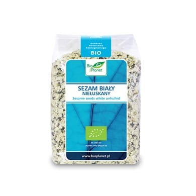 Sezam biały niełuskany BIO 250g