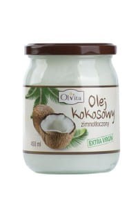 Olej Kokosowy tłoczony na zimno nierafinowany 450ml