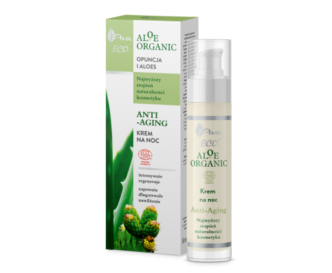 Krem odmładzający na noc Aloe Organic Opuncja i Aloes 50ml