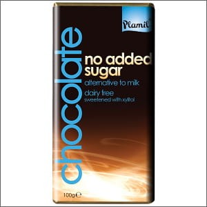 Czekolada bez cukru mleczna Be​​​z​​​g​​​l​​​u​​​t​​​e​​​n​​​o​​​w​​​a z ksylitolem 100g