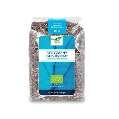 Ryż czarny pełnoziarnisty ekologiczny BIO 400g zdrowa żywność
