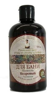 Szampon cedrowy Babuszki Agafii dla osłabionych włosów z syberyjskimi ziołami 500ml