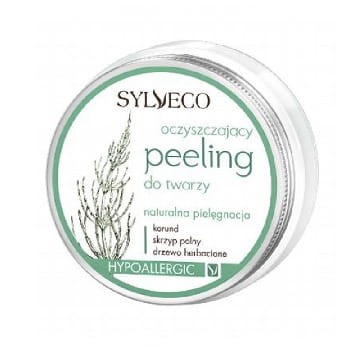 Peeling dla cery przetłuszczającej się Sylveco z korundem i skrzypem polnym 75ml